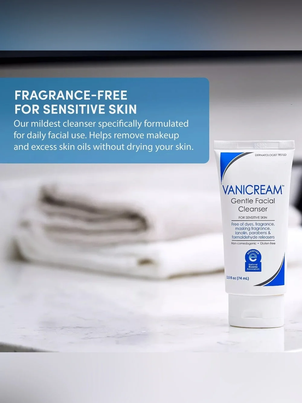 VANICREAM Gentle Facial Cleanser, NEW